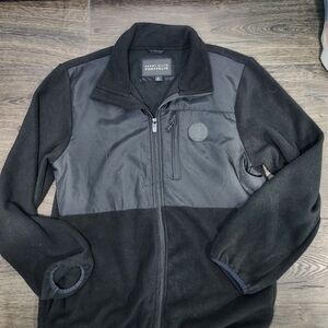 Perry Ellis Portfolio Men's Black Zip Up Jacket